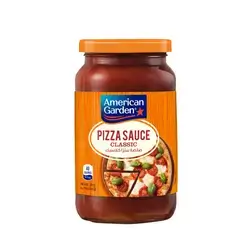 American Garden Pizza Sauce Classic Glass Jar, Gluten-Free, Dairy-Free, 397g