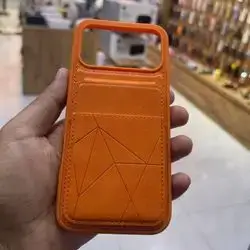 Cover 17 promax with Card holder /wallet