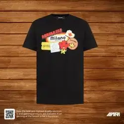 FARFETCH T-SHIRT DSQUARED2 MASTER QUALITY BLACK SMALL