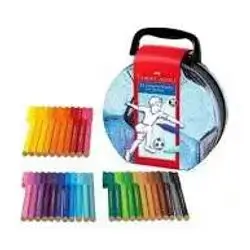 Fixy FABER-CASTELL Connector design futbal 33 pcs