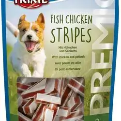 Trixie Fish Chicken Stripes 75g
