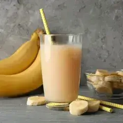 Banana & Milk Juice
