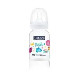 Narrow Neck Feeding Bottle 140ml (+0) - White