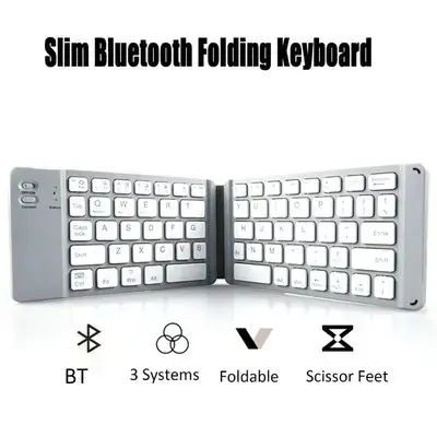 JEQANG JB-829 Wireless Bluetooth Folding Keyboard