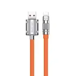WEKOME WDC-186 Wingle Series - USB-A to Lightning Fast Charging Connection Cable 1 m (Orange)