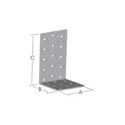 Angle Asymetric 90° 60X40X80