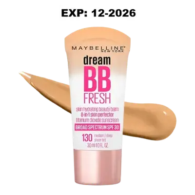 Dream BB Fresh Spf30 Skin Hydration Beauty Balm 130 Medium/Deep 30ml _ MAYBELLINE