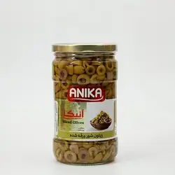 Anika Sliced ​​Green Olives Glass 680G