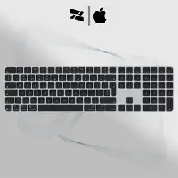 Magic Keyboard with Touch ID and Numeric Keypad for Mac models with Apple silicon (USB–C) - US English - Black Keys