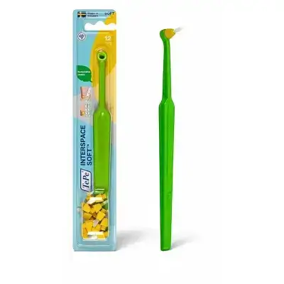 TePe Interspace Toothbrush Soft – 1 Handle + 12 Pieces