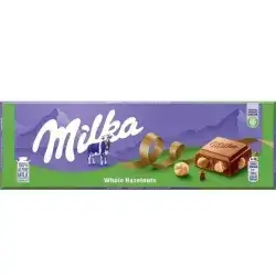Milka MMMAX Whole Hazelnuts Chocolate Bar – 250g