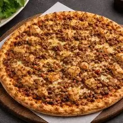 Meat And Chicken And Cheese Pie