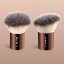 MAANGE 1pc Professional Short Handle Round Makeup Brush