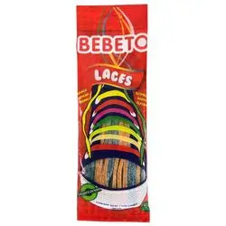 BEBETO LACES RASPBERRY and MANDARIN FLAVOUR 75g