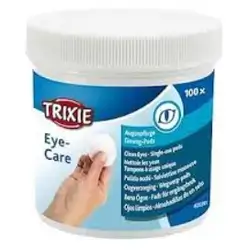 This Product Is Trixie Disposable Eye Care Pads For Dogs, Cats, And Other Small Animals. The Package Contains 100 Pre-moistened Pads. They Are Used To Gently Clean Dirt, Discharge, And Stains Around The Eyes. The Pads Are Infused With A Nourishing Cleansing Lotion Containing Aloe Vera And Provitamin B5. Suitable For Daily Use To Help Maintain Clean And Healthy Eyes. Disclaimer: This Information Is For Educational Purposes Only And Should Not Replace The Advice Of A Qualified Veterinarian. Always Consult Your Veterinarian Regarding Your Pet's Health And Any Eye Concerns.
