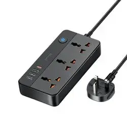 REMAX POWER Strip 3 Ports power + Type C + 3 USB Ports