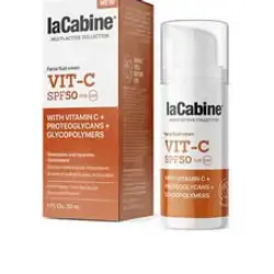 LACABINE multi active collection facial fluid cream VIT-C SPF50