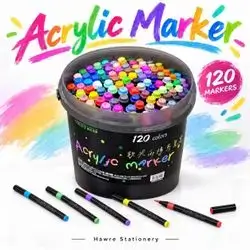 Acrylic Marker Set – 120 Colors