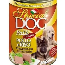 Special Dog All Breeds Puppy and Junior Paté Chicken and Rice 400 g