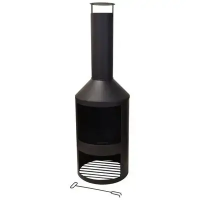 Chımney Fıre Place Metal 44Cm