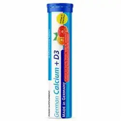 German Calcium + D3 20 Effervescent Tablets