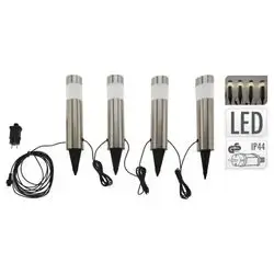 Garden Lamps 4Pcs Led 6.3X37.5Cm