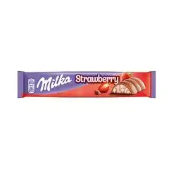 Milka Strawberry Bar 36.5 Gm