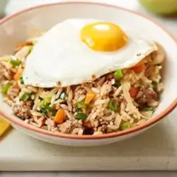 Beef Fried Rice With Egg