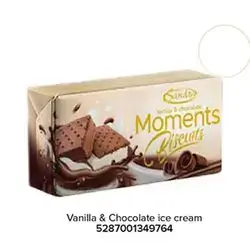 Sandra Ice Cream Biscuits Vanilla & Chocolate, 90g