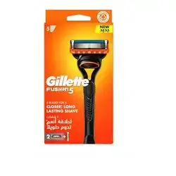 Gillette Fusion 5 (2-1) closer,long lasting shave 5 blades