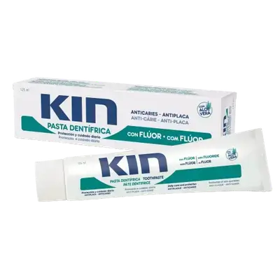 Anti-Caries, Anti-Plaque Toothpaste with Aloe Vera 125ml _ KIN