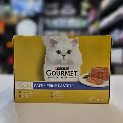 Gourmet Gold Pate With ( Rabbit , Veal , Beef , Lamb ) 24Pcs