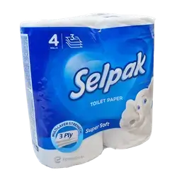 Selpak Kitchen Cleanser 4 Rolls.