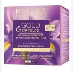 Gold & Retinol Anti-Wrinkle Rebuilding Day And Night Cream, 40+