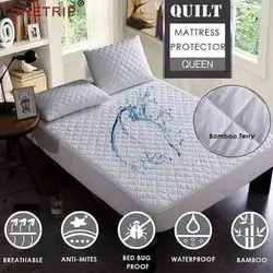 Fitted Sheet - 2 Pillow Case - %100 Water Proof - 1 Person