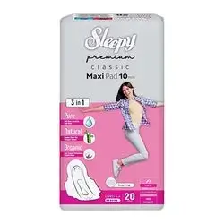 Sleepy Lady Pad 3In1 Maxi Long 20 Pads