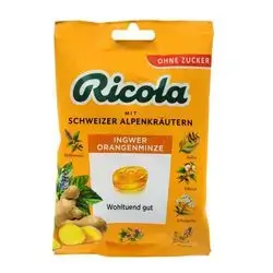 Ricola Ginger and Orange Lozenges