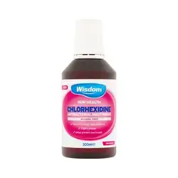 Wisdom Gum Health Chlorhexidine Antibacterial Mouthwash 300ml
