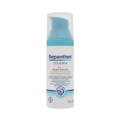 Bepanthen Derma Restoring Daily Face Cream With SPF25 For Dry & Sensitive Skin 50ml _ BAYER