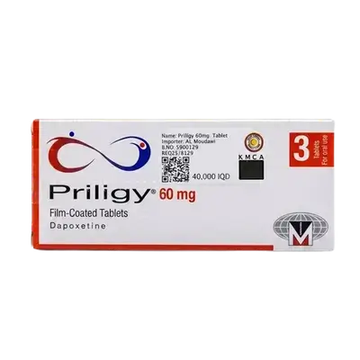 Priligy 60mg (Dapoxetine 60mg) 3 Film-Coated Tablets _ Menarini