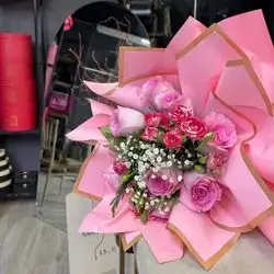 Baby Rose and Rose Pink Bouquet