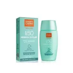 marti derm suncare spf50 mineral d fluid defend boost 50ml