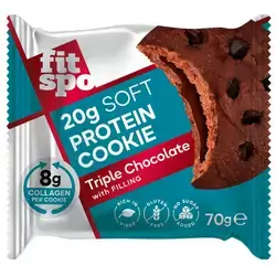 Protein Cookie Fitspo 20g Protein Triple Chocolate Flavor