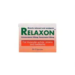Relaxon (Chlorzoxazone 250mg, Paracetamol 300mg) 30 Capsules_Jamjoom pharma
