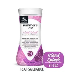 summer's eve simply island splash ( daily gentle vaginal wash ) 266 ml