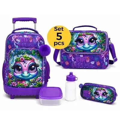 Trolley Bag School Set 5pcs