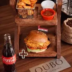 Qubo Chicken Burger Combo