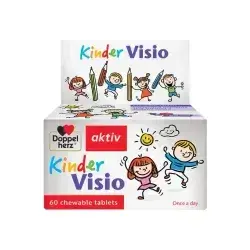 Kinder Visio Chewable Tablet Doppel Herz