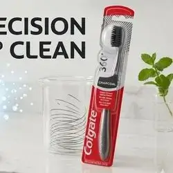 Colgate 360 Charcoal Toothbrush (Medium/Media/Orta)