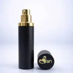 Empty matte black perfume bottle 10ml